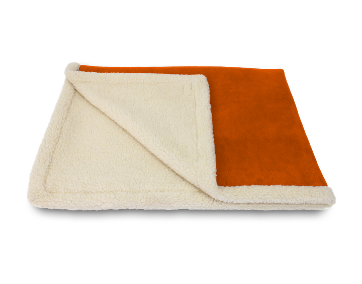 Earthbound Sherpa Blanket Burnt Orange

