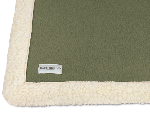 Earthbound Sherpa Blanket Juniper Green
