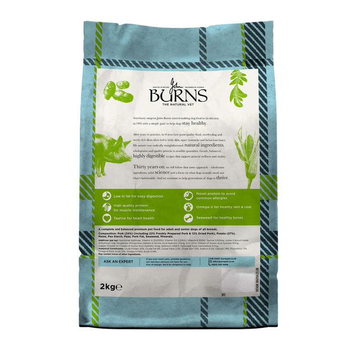 Burns Sensitive Pork & Potato Dry Dog Food