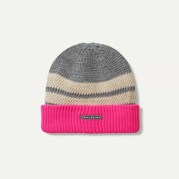 SealSkinz Bittering Waterproof RollCuff Beanie Pink
