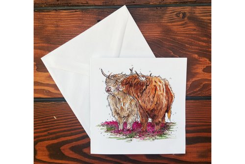 Kate Simpson A Bonny Couple Card