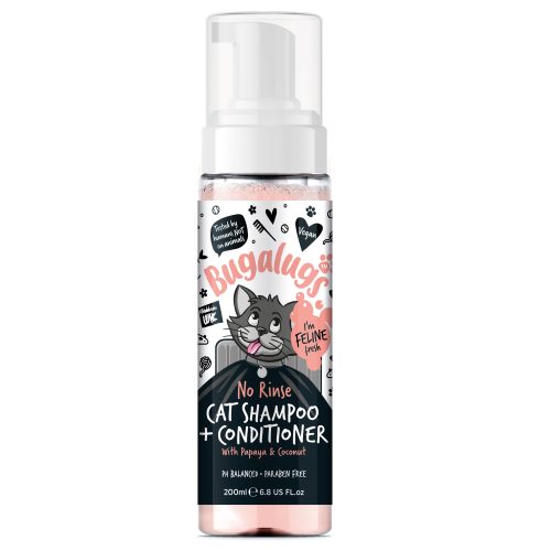 Bugalugs No Rinse Cat Shampoo & Conditioner 200ml