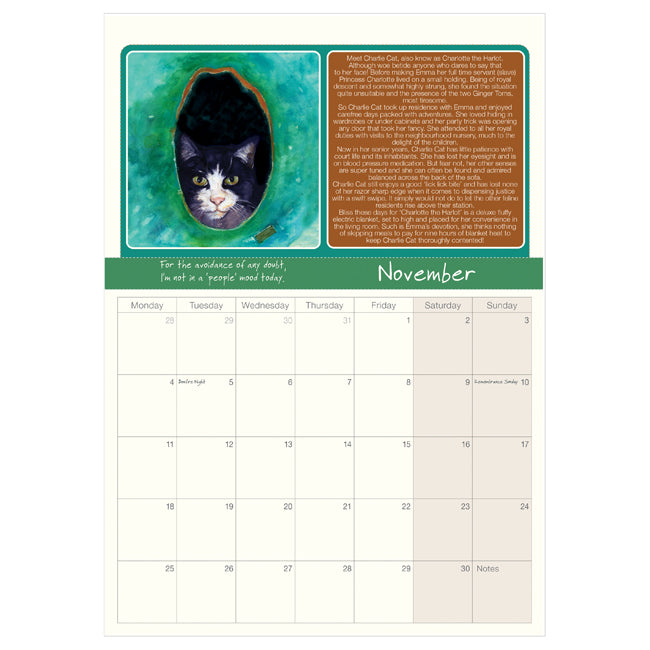 Little Dog Laughed Magnificent Moggies Calendar