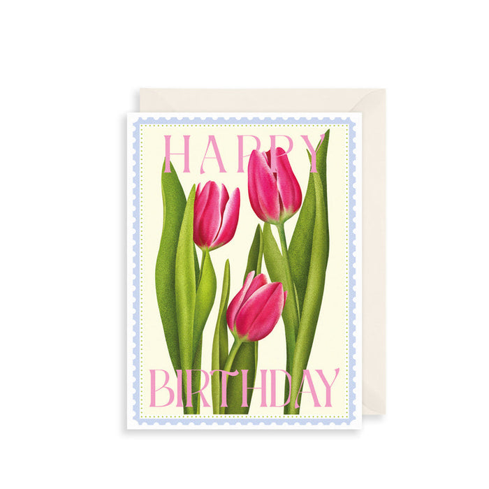 The Art File Tulips Card
