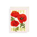 The Art File Poppies Card
