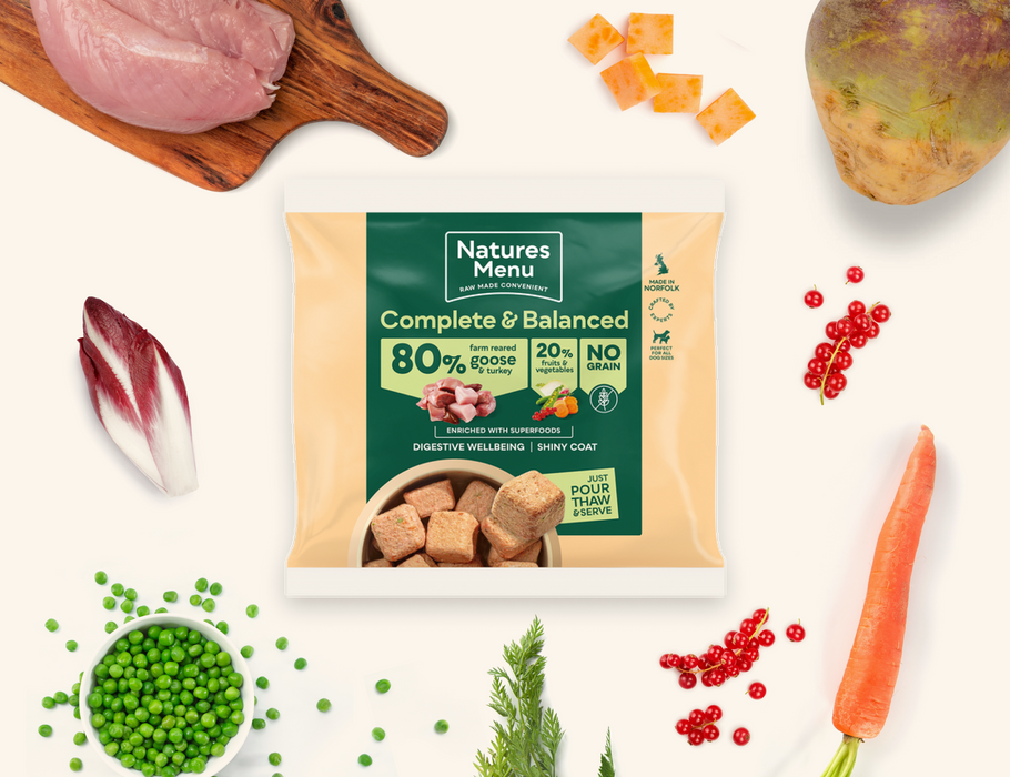 Natures Menu 80/20 Goose & Turkey Nuggets 1kg