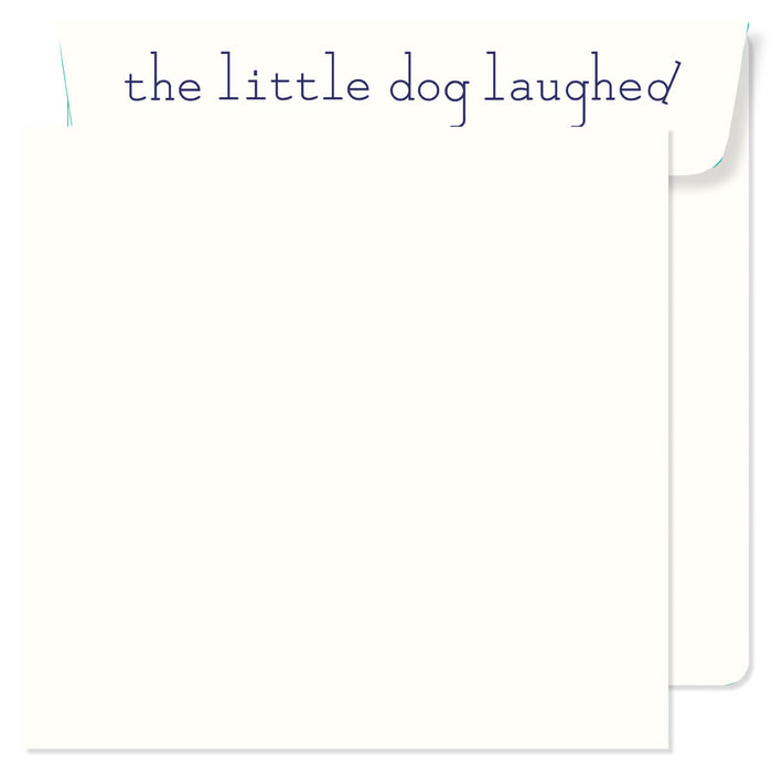 Little Dog Laughed And Cake Birthday Card
