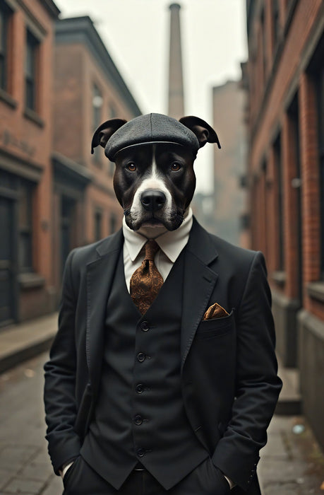 Charles Sainsbury-Plaice Staffy Peaky Blinder Card