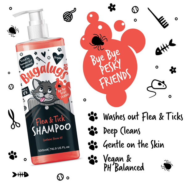 Bugalugs Flea & Tick Shampoo Cat
