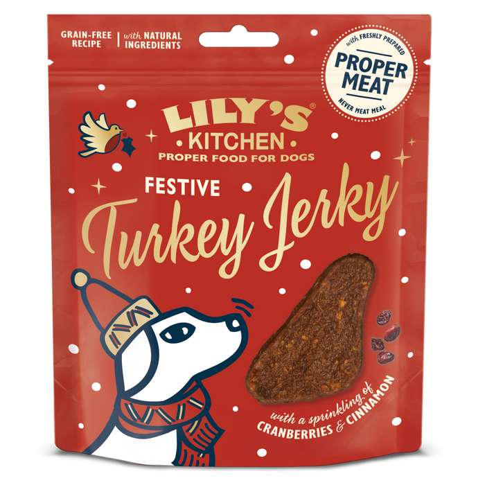 Lily's Xmas Turkey Jerky 70g For Dogs
