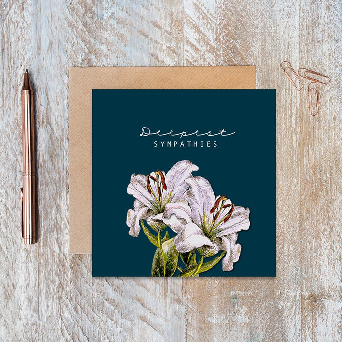 Toasted Crumpet With Deepest Sympathy Card