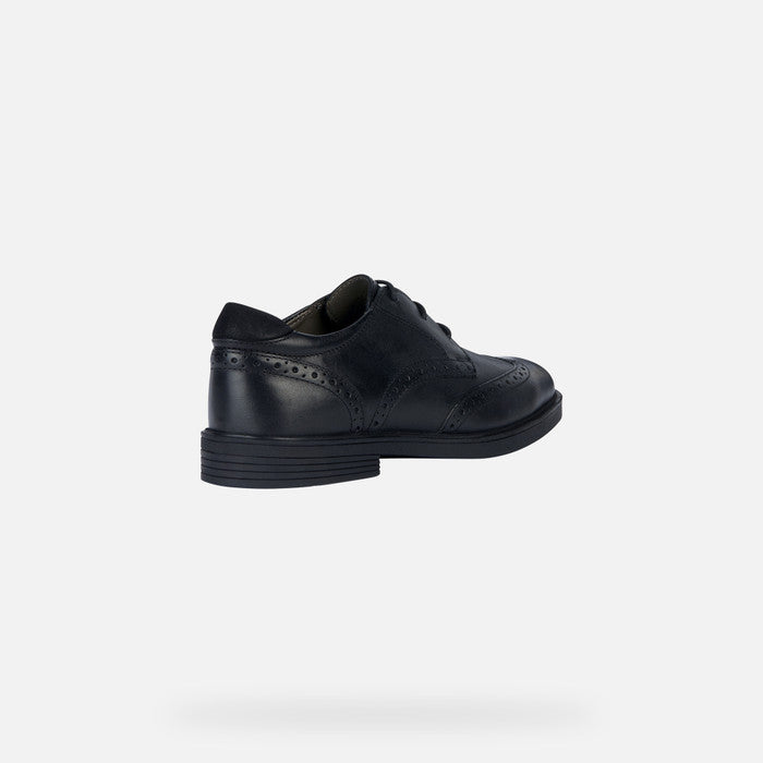 Geox Zheeno Boy Brogue Black