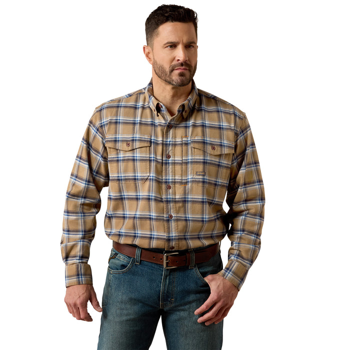Ariat Men's Rebar Flannel DuraStretch Work Shirt