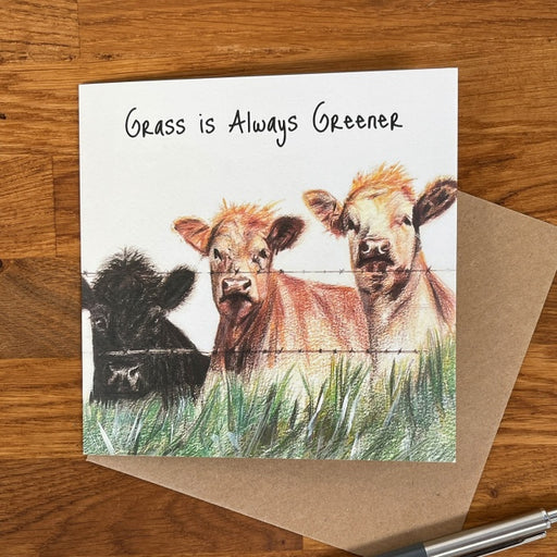 Pankhurst Gallery Grass Is Always Greener Card