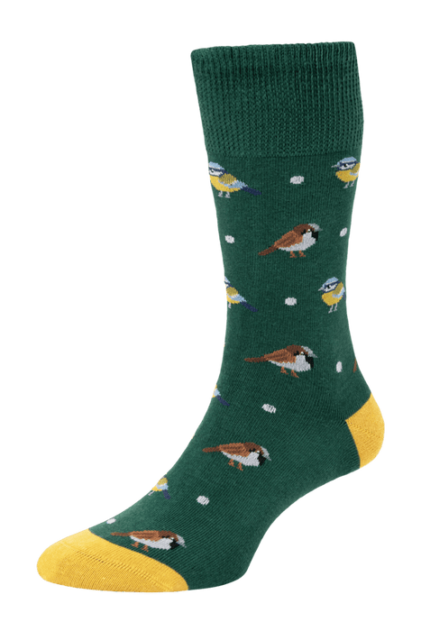 HJ Comfort Socks Garden Bird