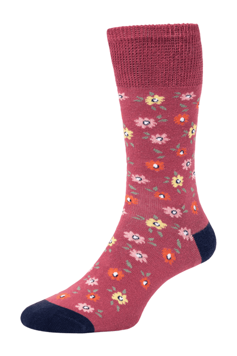 HJ Comfort Socks Ditsy Floral