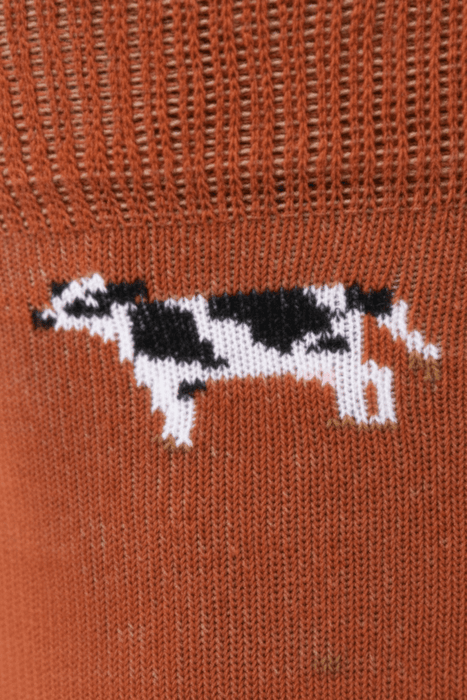 HJ Classic Socks Cow Russet