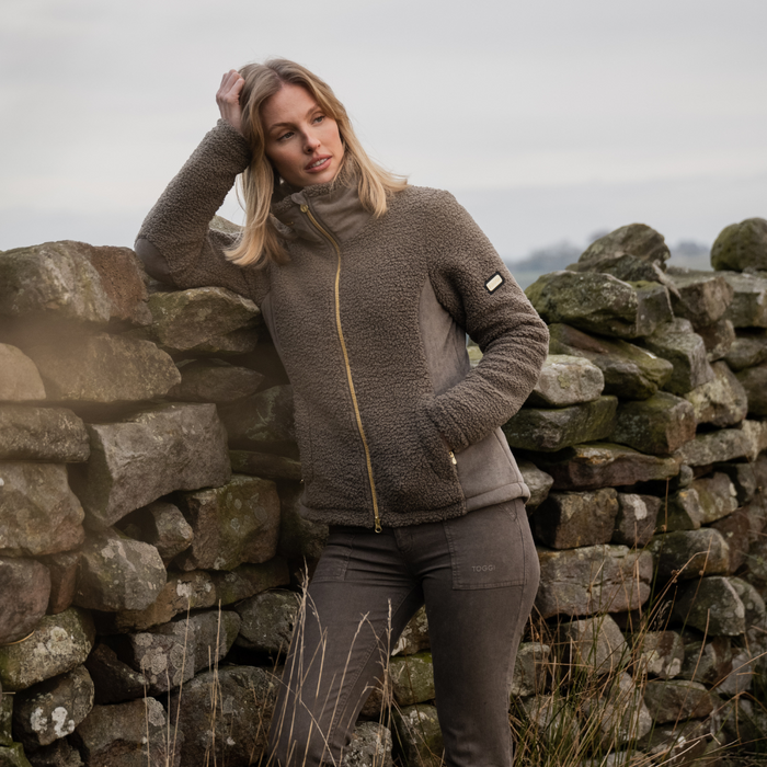 Toggi Womens Hopkins Full Zip Fleece Truffle
