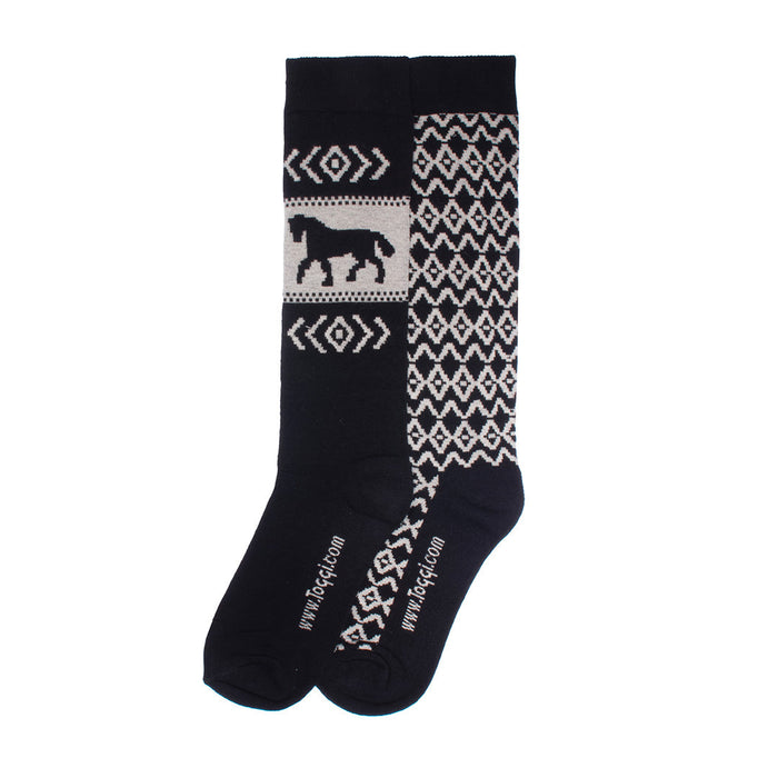 Toggi Womens Hastings Socks 2pk Black
