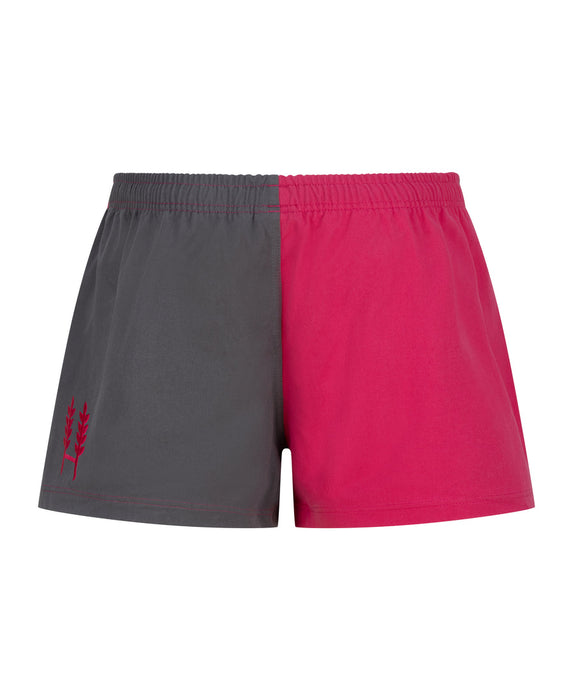 Hexby Shorts Pink & Grey Harlequin Zips