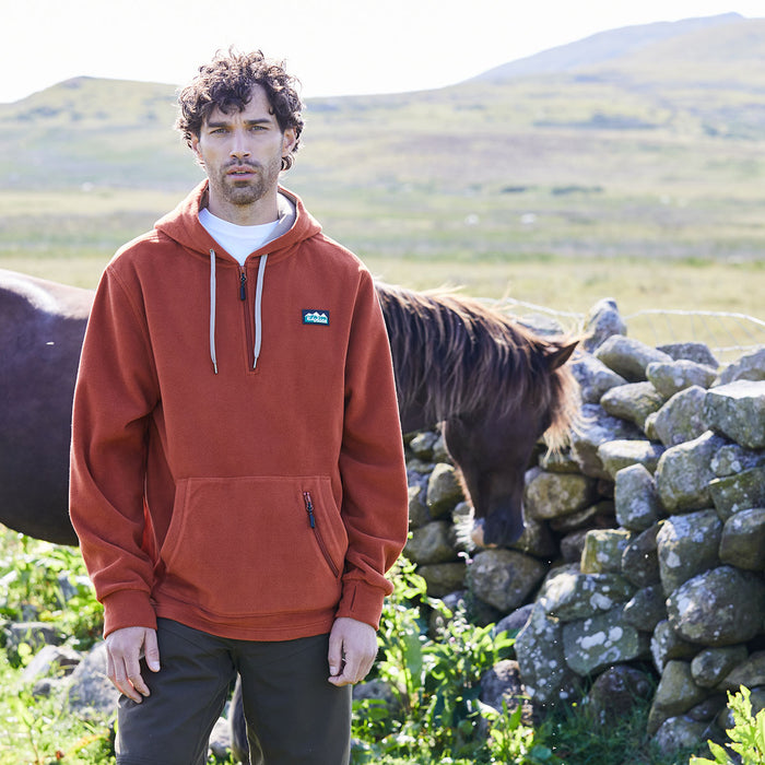 Ridgeline Mens Ballistic Hoodie Russet