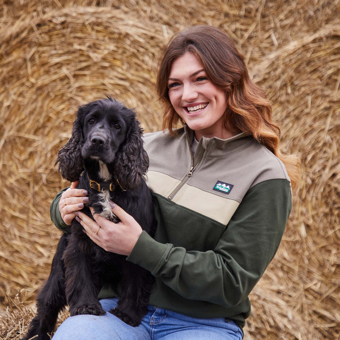 RidgeLine Unisex Backslider Rugby Top Olive