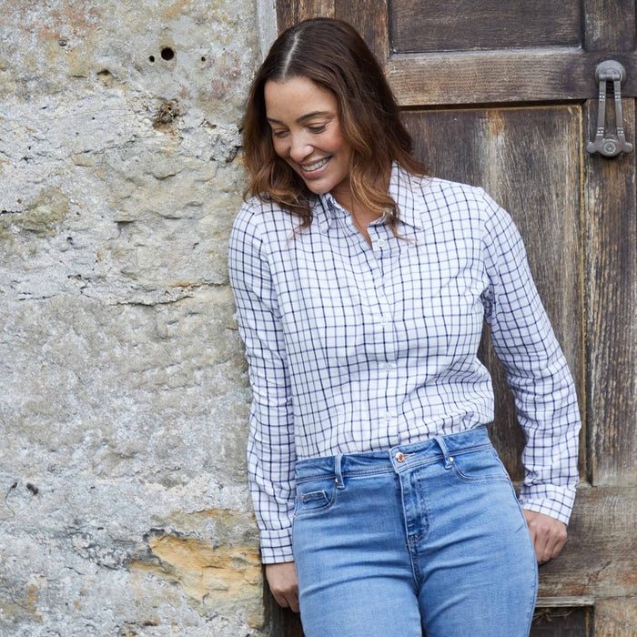 RidgeLine Womens Sedgebrook Shirt Navy & Storm