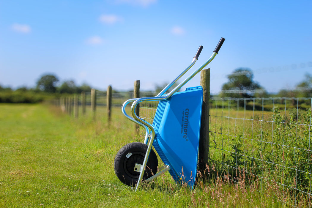 Stable Wheelbarrow 120L Sky Blue