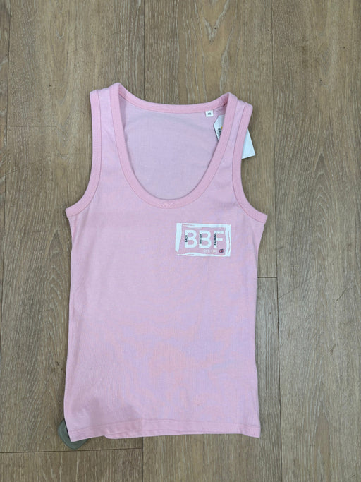 Back British Farming Ladies Vest Top Pink