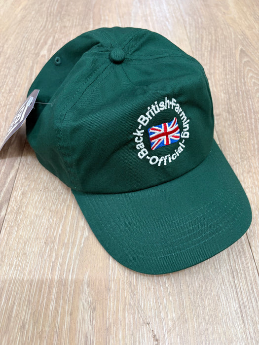 Back British Farming Baseball Forest Green