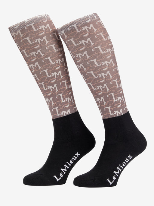 LeMieux Footsie Adult Florence Walnut Socks