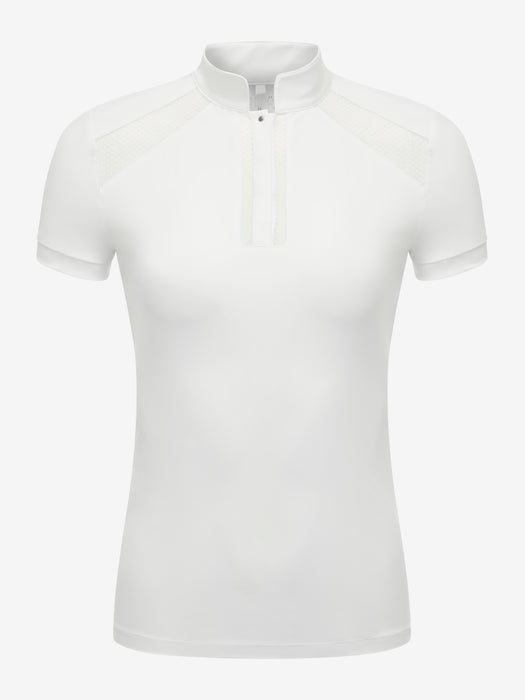 LeMieux Camille Short Sleeved Show Shirt White