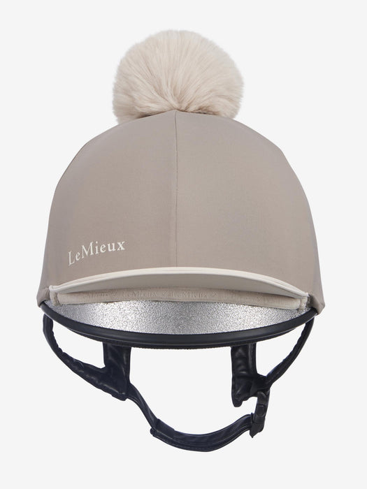 LeMieux Pom Hat Silk Pecan & Stone