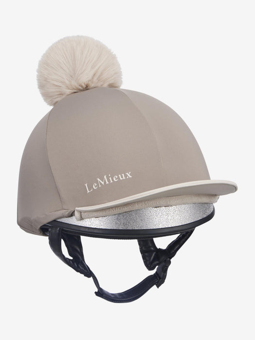 LeMieux Pom Hat Silk Pecan & Stone