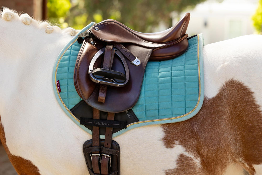 LeMieux Mini Suede Close Contact Square Lagoon