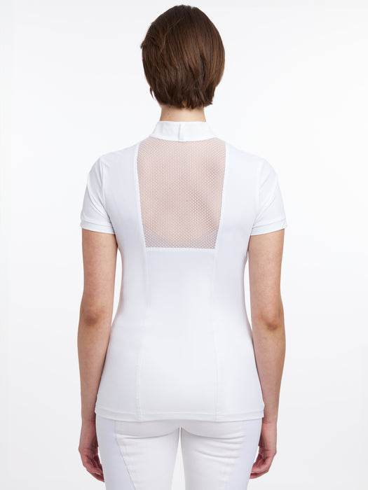 LeMieux Camille Short Sleeved Show Shirt White