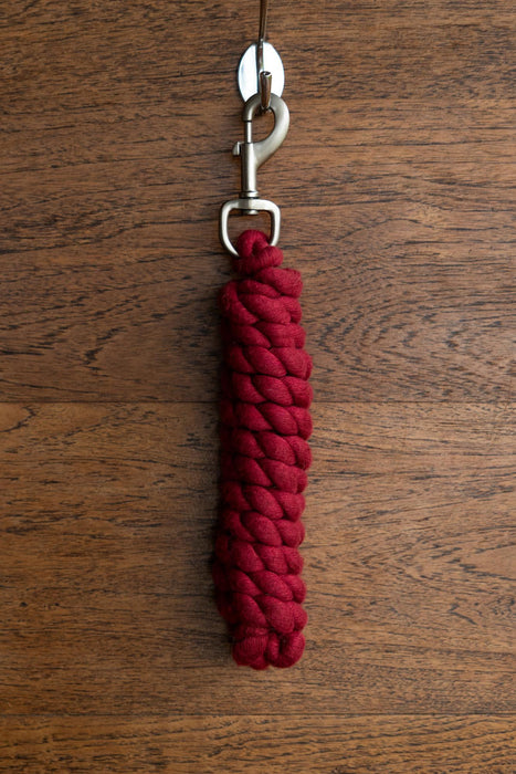 LeMieux Polycotton Lead Rope Cranberry