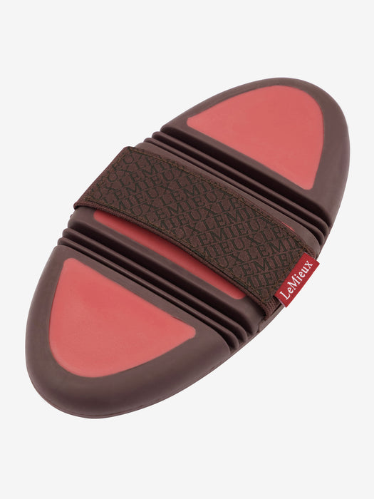 LeMieux Flexi Massage Brush Cranberry