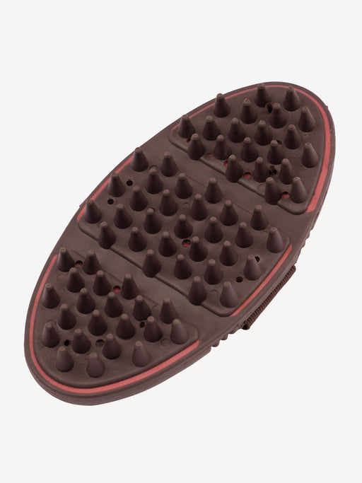 LeMieux Flexi Massage Brush Cranberry