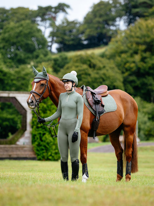 LeMieux Suede Close Contact Square Rosemary