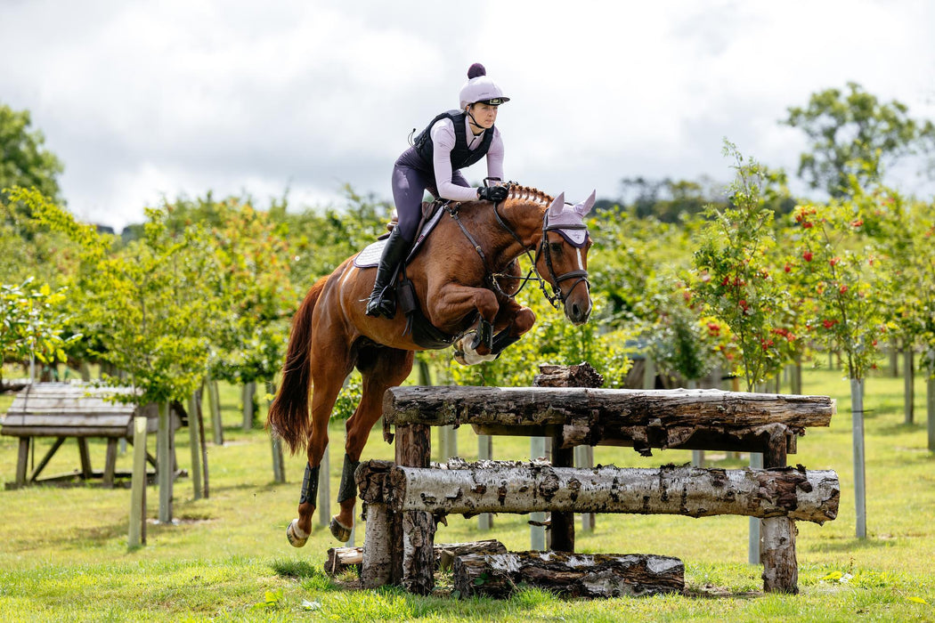 LeMieux Suede Close Contact Square Lilac
