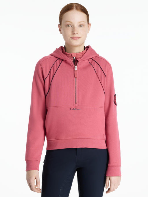 LeMieux Hettie 1/2 Zip Hoodie Cranberry
