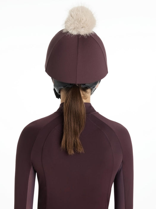LeMieux Pom Hat Silk Classique Damson