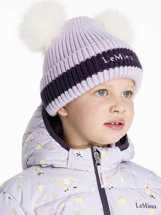 LeMieux Mini Beanie Double Pom Lilac
