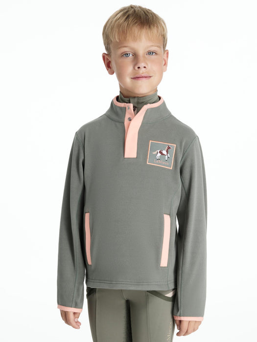 LeMieux Mini Mae 1/4 Zip Fleece Rosemary