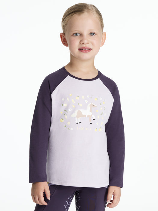 LeMieux Mini Jamie Lemon Long Sleeved Top Lilac