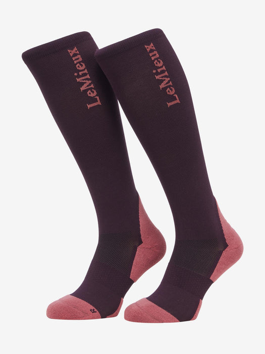 LeMieux Performance Sock Damson