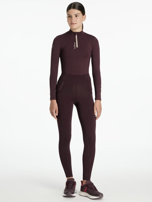 LeMieux Young Rider Orla Pull On Breeches Damson