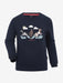 LeMieux Mini Poppy Long Sleeved Top Navy