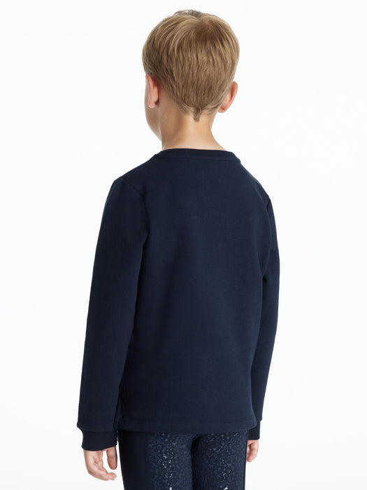 LeMieux Mini Poppy Long Sleeved Top Navy